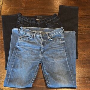 Mother Mid Rise Dazzler Ankle Jean